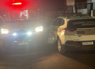 VÍDEO: Motorista de aplicativo fica ferido durante assalto em Chapecó