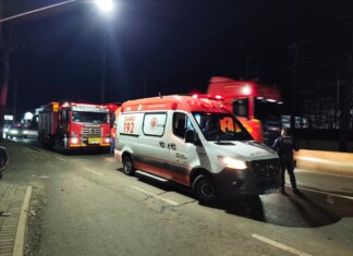 Segue internada em estado grave mulher atropelada em Chapecó