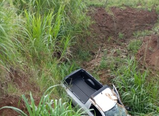 Motorista sofre parada cardiorrespiratória após capotamento no Oeste de Santa Catarina