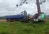 Motorista morre após caminhão colidir contra árvore no Oeste de Santa Catarina
