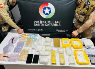 Polícia apreende grande quantidade de drogas em residência de Chapecó