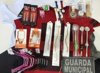 Suspeita é flagrada com mercadorias furtadas avaliadas em R$ 650 no Centro de Chapecó