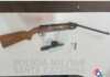 Homem é preso por porte ilegal de arma de fogo em área rural de Chapecó