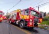 VÍDEO: Incêndio atinge residência e mobiliza bombeiros em Chapecó