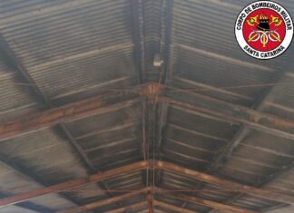 Incêndio destrói galinheiro e mata cerca de 7 mil aves no Oeste de SC