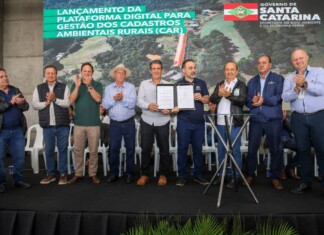 Governo de Santa Catarina lança plataforma digital para gestão do CAR no estado