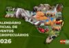 Calendário de Eventos Agropecuários 2026 reúne 456 atividades e reforça protagonismo de SC no setor