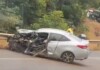 VÍDEO: Colisão entre carro e caminhão na BR-282 deixa duas pessoas feridas