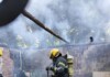 Incêndio destrói casa no interior de Chapecó