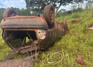 Motorista é encontrado morto dentro de carro após acidente no interior do Oeste de SC