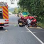 VÍDEO: Homem morre e mulher e criança ficam feridas em grave acidente