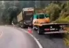 Ônibus do Musical Calmon se envolve em acidente na Serra de Monte Castelo