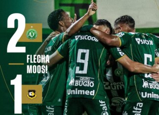 Nos ultimos minutos Chape marca gol da vitória contra São Bernardo, e começa campeonato com pé direito