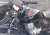 Colisão frontal entre carro e moto deixa motociclista ferido no Oeste de SC