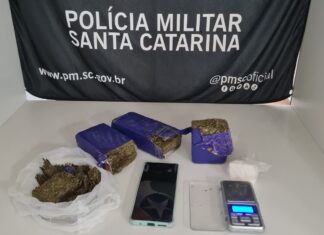 Polícia apreende adolescente por tráfico e encontra grande quantidade de drogas no Oeste de SC