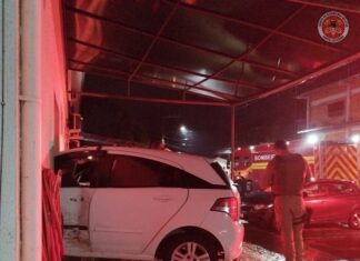 Motorista perde controle e carro atinge Unidade de Saúde no Oeste de SC