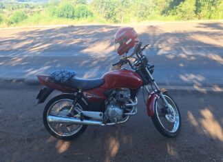 Motociclista de 62 anos sofre acidente e é levado ao hospital no Oeste