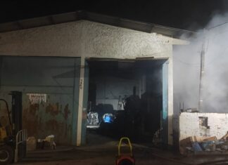 VÍDEO: Incêndio atinge recicladora no Oeste Catarinense e causa prejuízo estimado de R$90 mil