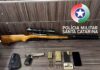 Homem é preso por porte ilegal de arma após disparos no Oeste Catarinense