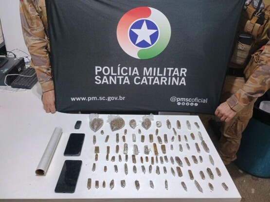 Polícia Militar prende mulher por tráfico de drogas em Chapecó