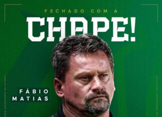 Chapecoense anuncia oficialmente Fábio Matias como novo técnico para a temporada