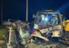 Motorista morre em grave acidente com ônibus em rodovia de SC