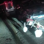 Colisão entre carro e moto mobiliza bombeiros e deixa motociclista ferido no Oeste