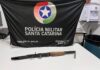 Suspeito ameaça vítima com espingarda e acaba preso pela PM no Centro de Chapecó