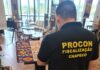 Fiscalização do Procon verifica cardápios em estabelecimentos de Chapecó