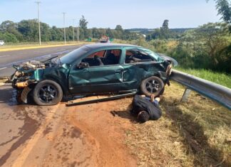 VÍDEO: Fuga de 12 km na BR-282 termina com drogas apreendidas e bebê resgatado em Chapecó