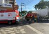 VÍDEO: Colisão em avenida movimentada mobiliza socorro e deixa vítima com fratura exposta em Chapecó