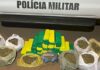 Adolescente é apreendida com 42 kg de maconha em SC