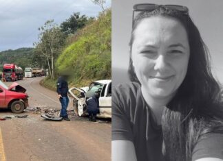 Identificada policial penal que morreu em grave acidente provocado por motorista embriagado no Oeste de SC