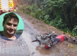 Identificado motociclista que morreu em grave acidente na BR-282 no Oeste Catarinense