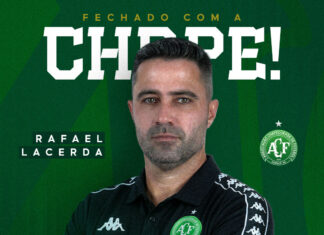 Rafael Lacerda é o novo comandante da Chapecoense para a sequência da temporada