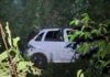 Saída de pista seguida de capotamento mobiliza PMRv durante a madrugada no Oeste