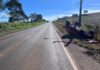 Motorista perde controle ao olhar filha e capota veículo no Oeste