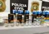 Trio é preso por venda ilegal de anabolizantes após cliente quase morrer em SC