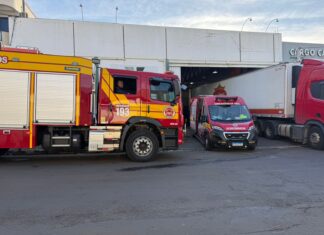 Acidente de trabalho deixa trabalhador ferido na perna em Chapecó