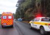 Carro invade pista contrária e provoca colisão frontal com três feridos graves no Oeste de SC