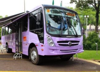 Cidade do Oeste recebe Ônibus Lilás com ações de combate à violência contra a mulher