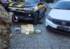 VÍDEO: PRF apreende mais de 26 quilos de drogas após tentativa de fuga na BR-101 em SC