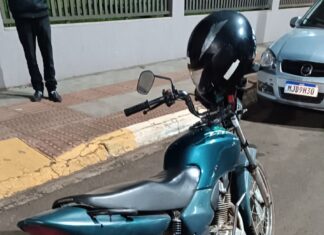 Motociclista fica ferido após ser atingido por pneu solto no Oeste Catarinense