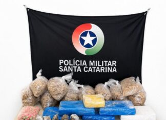 Homem é preso com mais de 10 quilos de drogas em SC