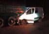 Van com trabalhadores bate na traseira de carreta e deixa oito feridos no Oeste de SC