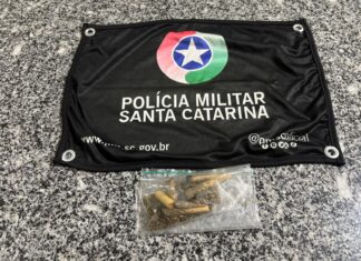 Jovem é flagrado com maconha durante abordagem da PMRv em rodovia do Oeste de SC