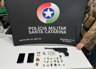 PM flagra ponto de tráfico em operação no bairro Efapi, em Chapecó