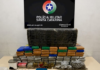 Mulher pede socorro e PM apreende mais de 90 kg de drogas em SC