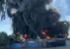 VÍDEO: Incêndio de grandes proporções destrói ônibus e gera nuvem de fumaça em Belo Horizonte