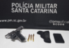 Homem ameaça ex-companheira e é flagrado com pistola municiada em Chapecó